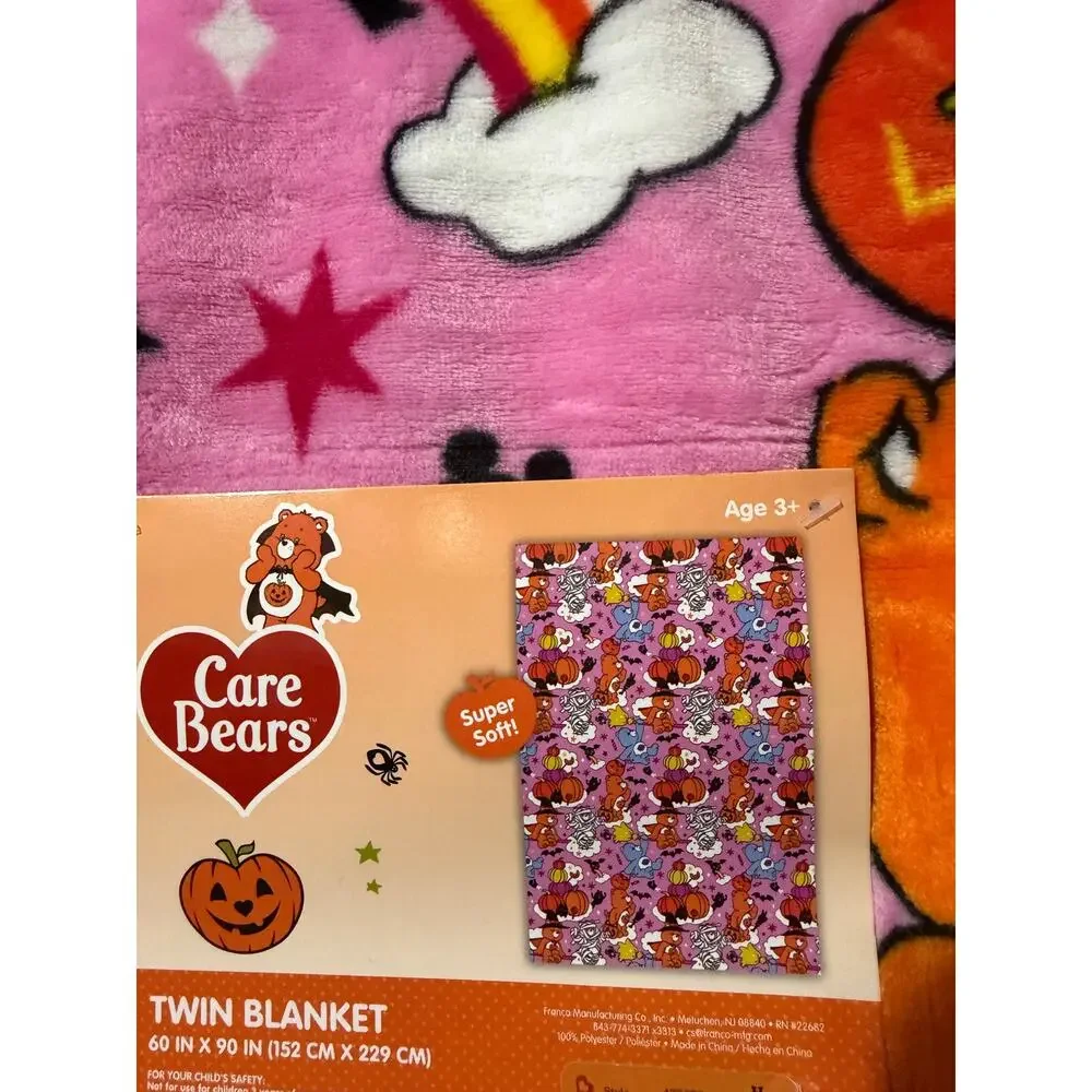 Care bears halloween twin blanket - Picture 3 of 3